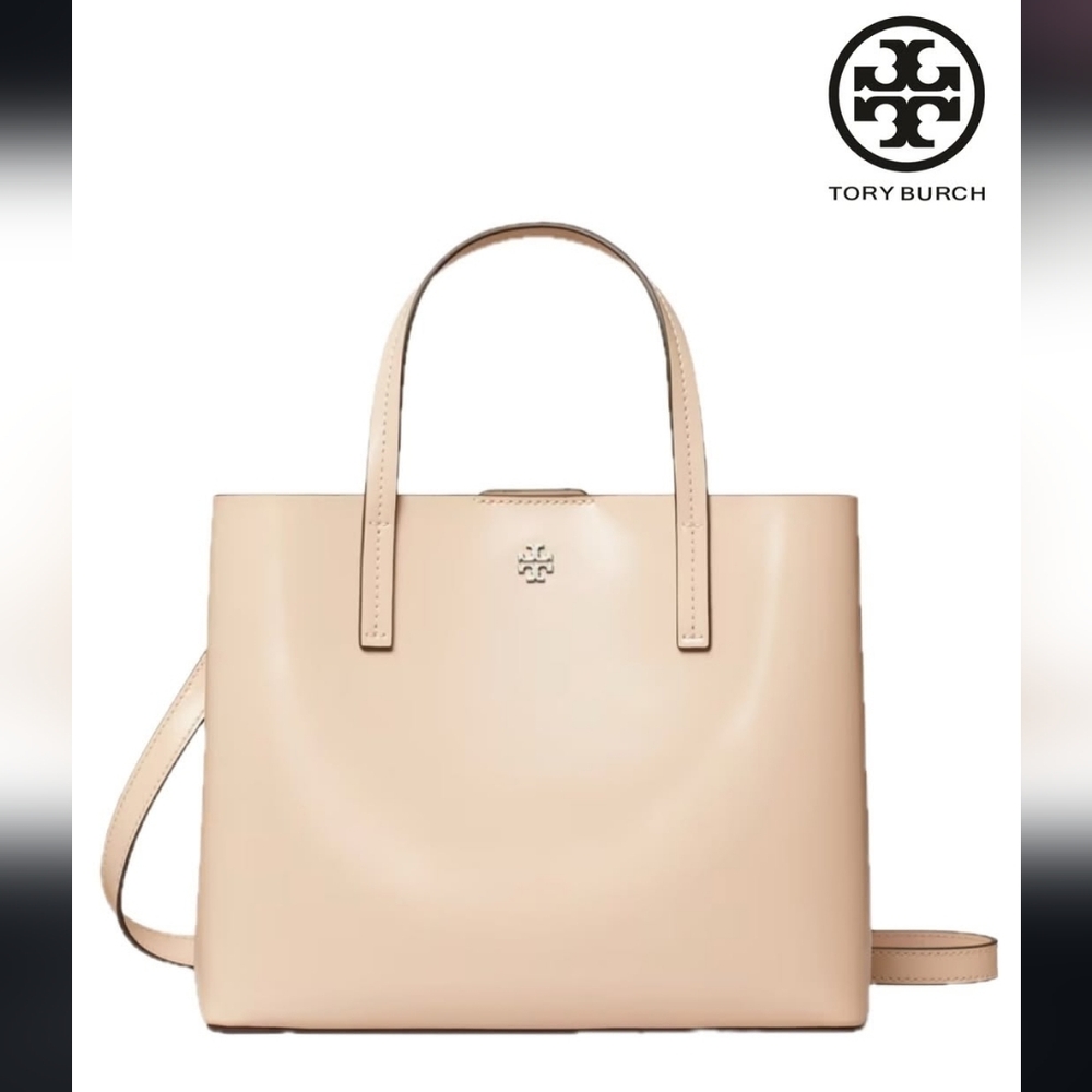 SOLD✨️NWT✨️ Tory Burch Blake Patent Leather Small Tote, Soft Pink, 2024, $398